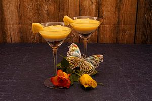 Ananas-Joghurt-Dessert im Glas