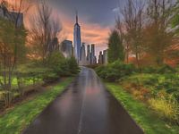 On my way New York