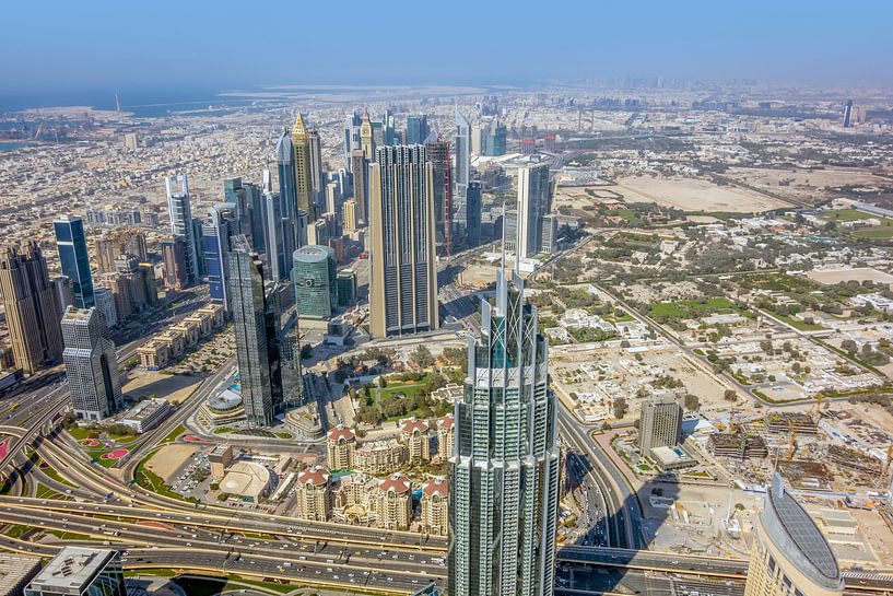 Luftaufnahme von Dubai von Achim Prill