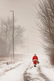 Schneespaziergang Weihnachten von Poster Art Shop