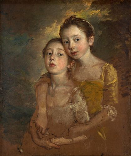 The Painter's Daughters with a Cat, Thomas Gainsborough