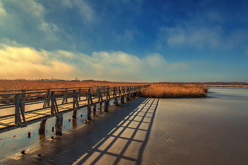 BADEN-WÜRTTEMBERG : BAD BUCHAU - FEDERSEESTEG by Photoart-Naegele