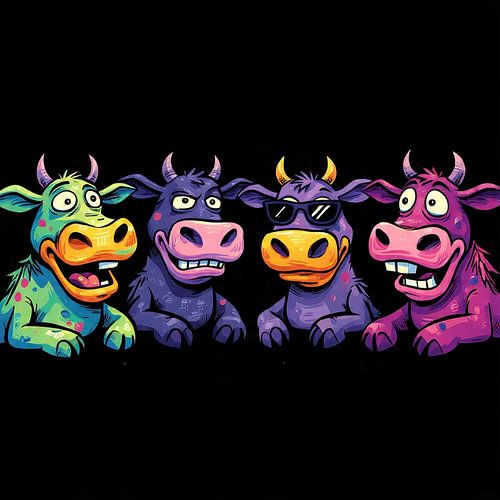 Pop Art cows no. 4