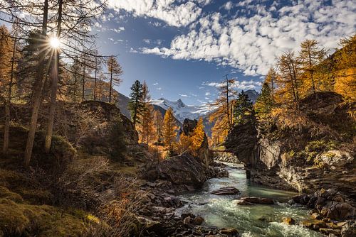 Gouden herfst in Innergschlöss van Marika Hildebrandt FotoMagie