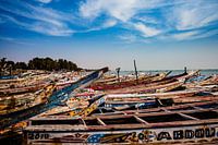 Fischerboote in M'bour Senegal