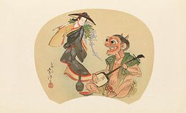 Motief uit "Selected Masterpieces of the Ukiyo-e School"