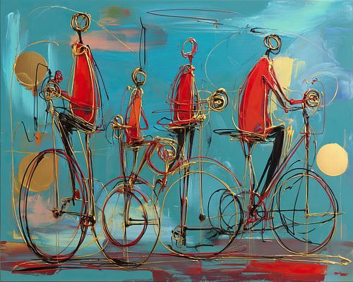 Radfahren in der Gruppe