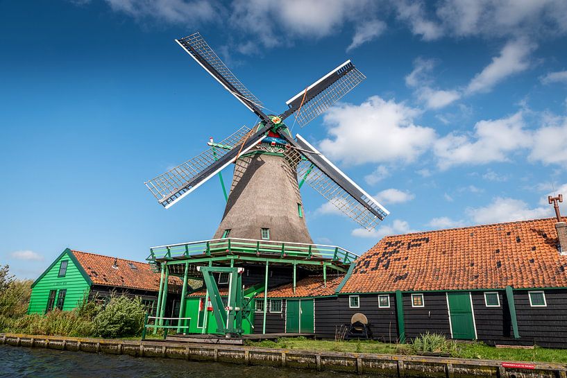 Mill on the Zaanse Schans by Okko Meijer