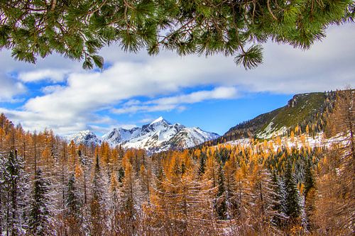 Fenêtre d'automne au col du Tauern