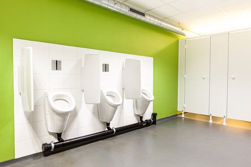 Urinals at the men's toilet