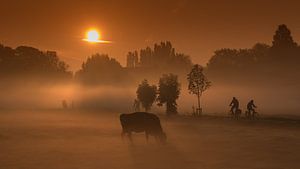 Paysage brumeux primitif hollandais