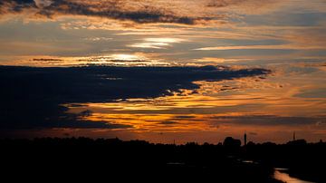 Zomer - Avondrood van Jan van der Knaap