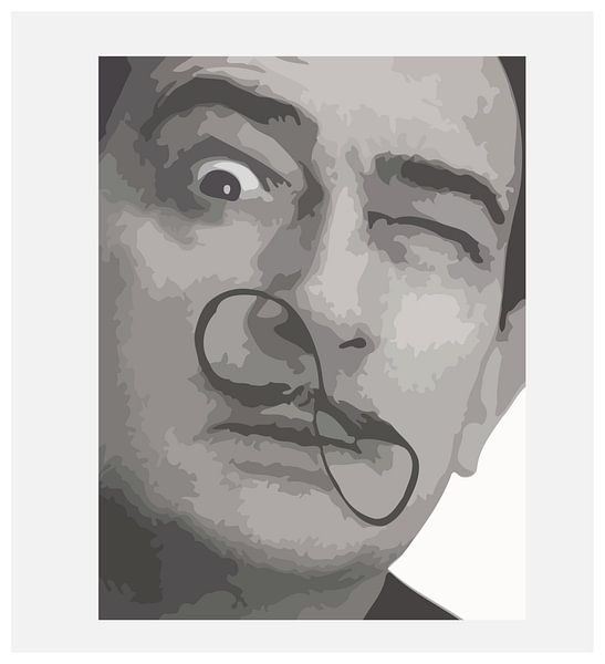 Artwork with Salvador Dali by Atelier Liesjes