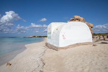 Bunkers bij Es Trenc (Mallorca)