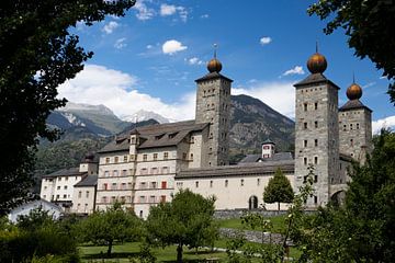 Stockalper Paleis, Brig, Zwitserland van Imladris Images
