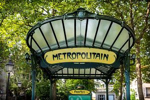 Le métro de Paris en vert