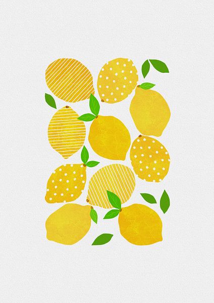 Foule de citrons par Orara Studio