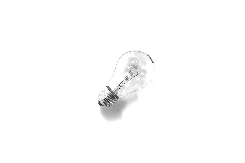 High Key Lampe Glühbirne von Marc van den Elzen