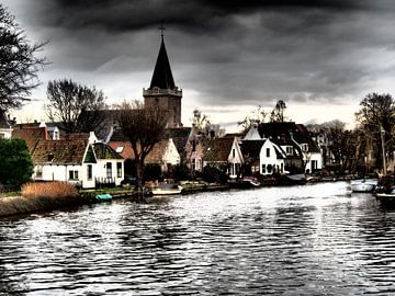 Wasser im Polder von Gaby  van der Peijl