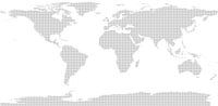 Dotted World Map - Weltkarte mit Punkten von Rebel Ontwerp Miniaturansicht
