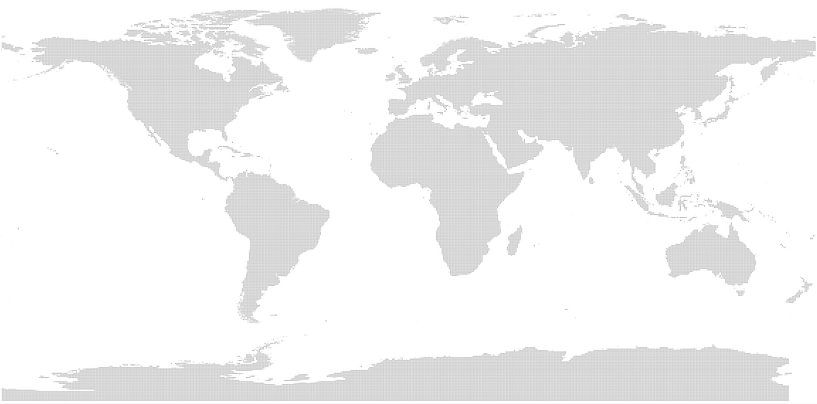 Dotted World Map - Weltkarte mit Punkten von Rebel Ontwerp