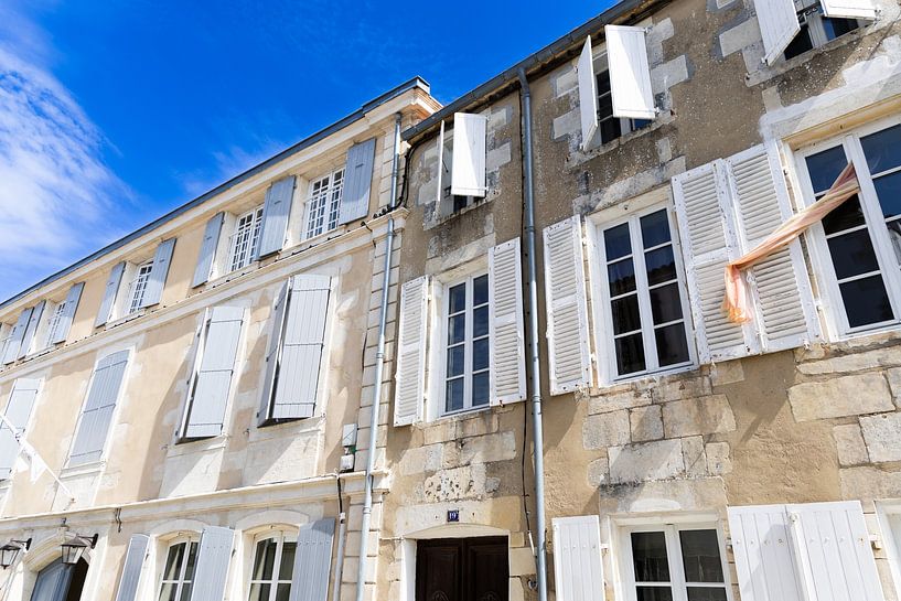 Window shutters in a French town La Rochelle by Bopper Balten
