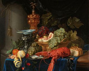 Stilleven met een gouden bokaal, Pieter de Ring