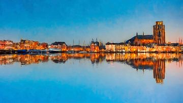 Ansicht von Dordrecht von Ilya Korzelius