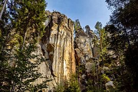 The Weckelsdorf rock town near Aderbach