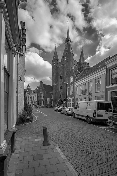 View of the Sassenpoort, Zwolle by Peter Bartelings
