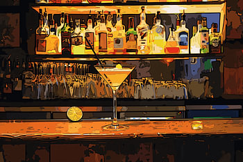 Minimalistische Martini