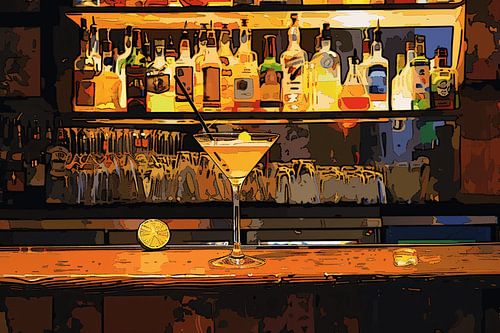 Minimalistische Martini