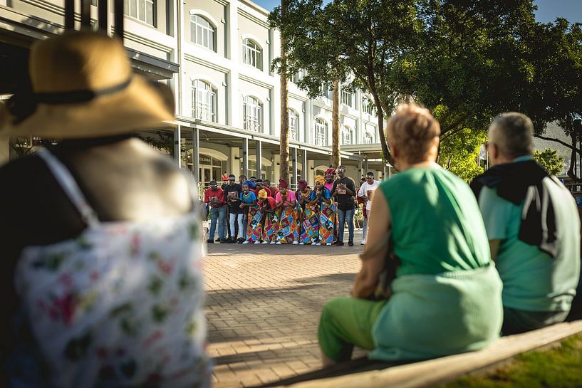 Danseurs de gumboot au Cap par Bas de Glopper