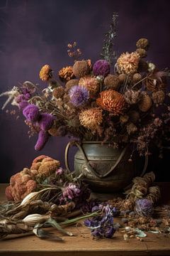 Still life with dried flowers by Imagine