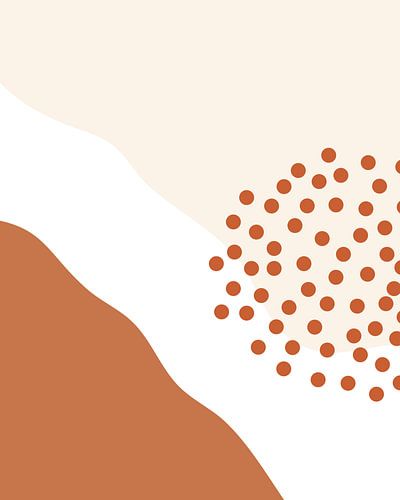 Abstrakte Formen mit Punkten