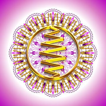 Kristallen Mandala - De vrouwelijke energie Shakti van SHANA-Lichtpionier