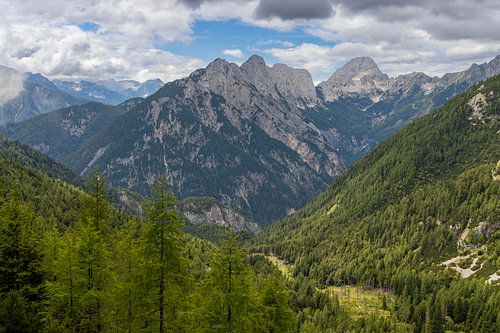 Uitzicht Vršič bergpas