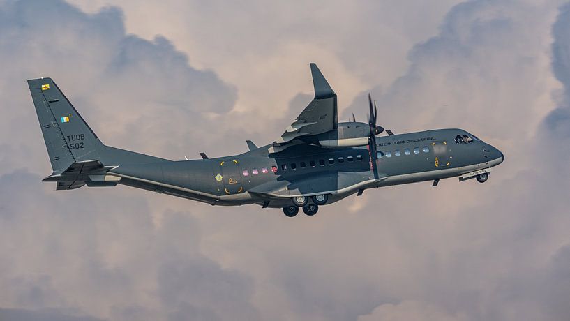 Royal Brunei Air Force Airbus C-295 transport aircraft. by Jaap van den Berg
