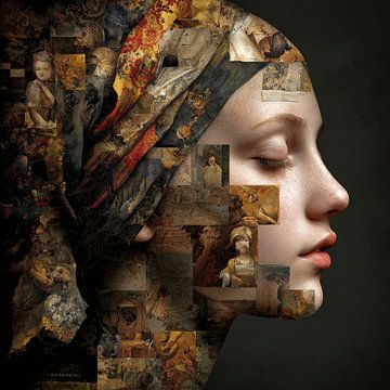 Portrait in Portrait 1 by Rein Bijlsma Art