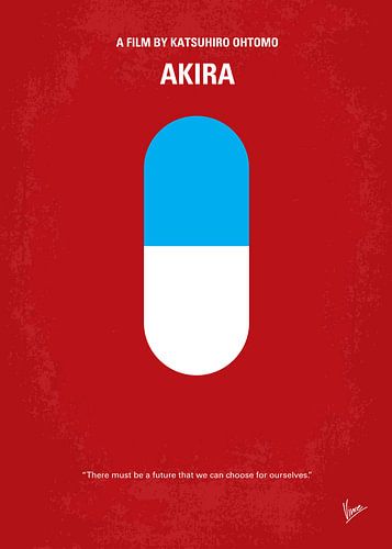 No144 My AKIRA minimal movie poster