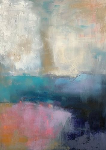 Peinture abstraite | Chuchotements de couleurs silencieuses