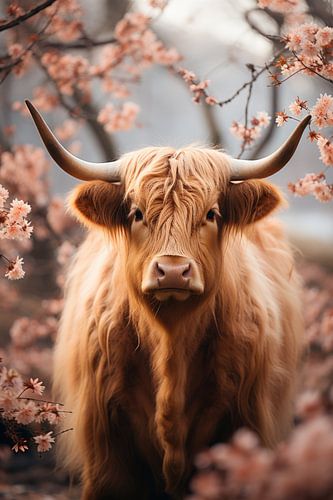 Schilderij Schotse Hooglander