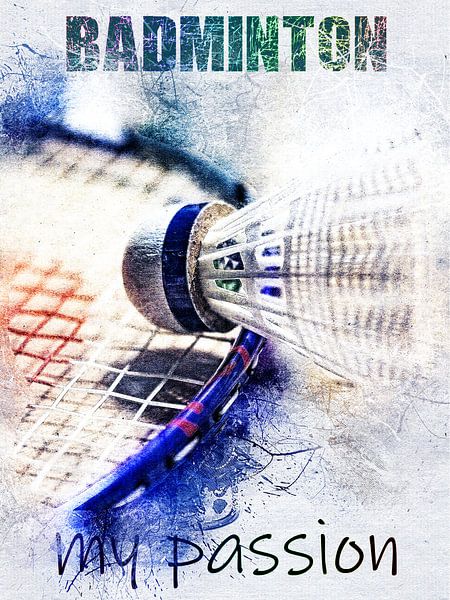 Badminton von Printed Artings