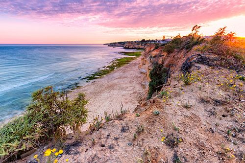 Sonnenuntergang in Armação De Pera, Portugal