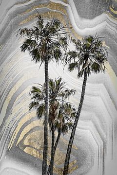 MODERN ART Palm-idylle van Melanie Viola
