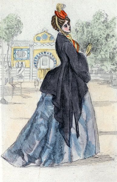 Mode 1873,  Mode in het negentiende-eeuwse Parijs, Henri Boutet, (1851 1919 van Liszt Collection
