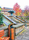 Sheffield Peace Gardens Fountain View by Dorothy Berry-Lound thumbnail