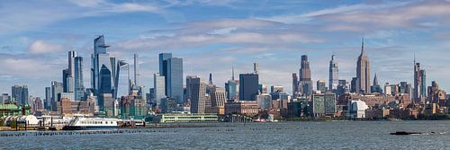 NYC panoramische skyline vanuit New Jersey