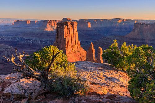 Lever de soleil à Marlboro Point, dans le PN de Canyonlands, Utah