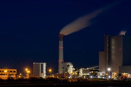 Avond op de 2e Maasvlakte van Marja Koole